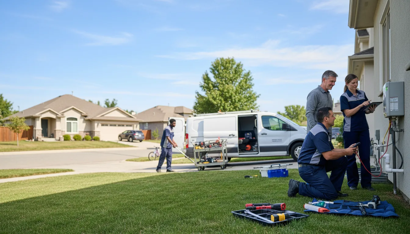 Tankless water heater service in Serena, IL